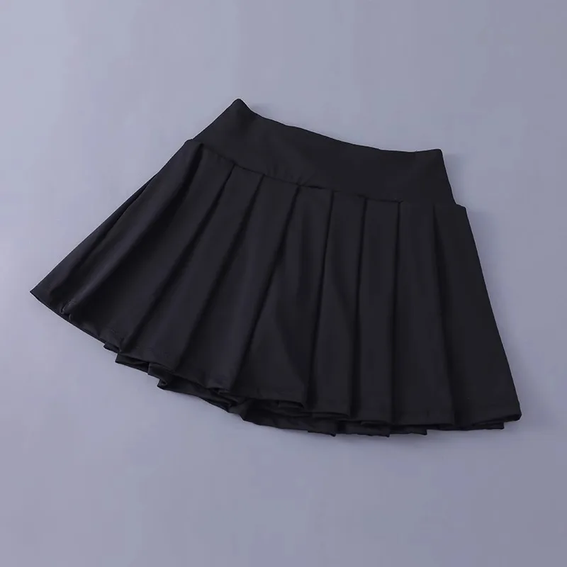 Women Tennis Pleated Skirt High Waisted Athletic Golf Skorts Workout Sports Skirts With Shorts For Women - Image 3