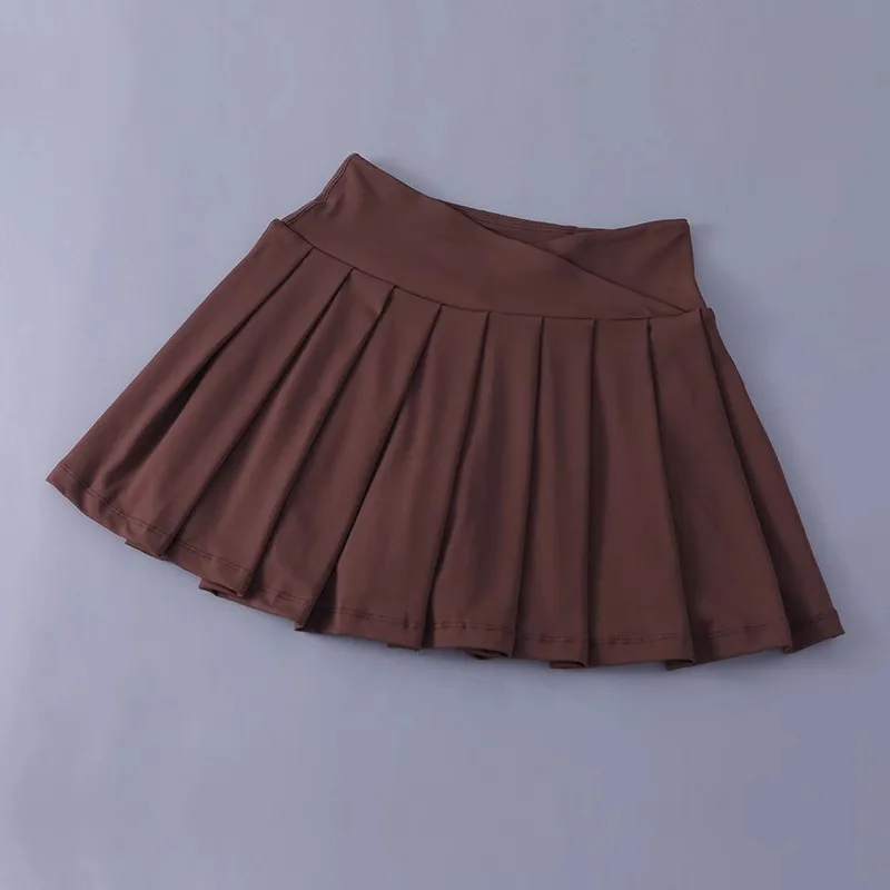 Women Tennis Pleated Skirt High Waisted Athletic Golf Skorts Workout Sports Skirts With Shorts For Women - Image 4