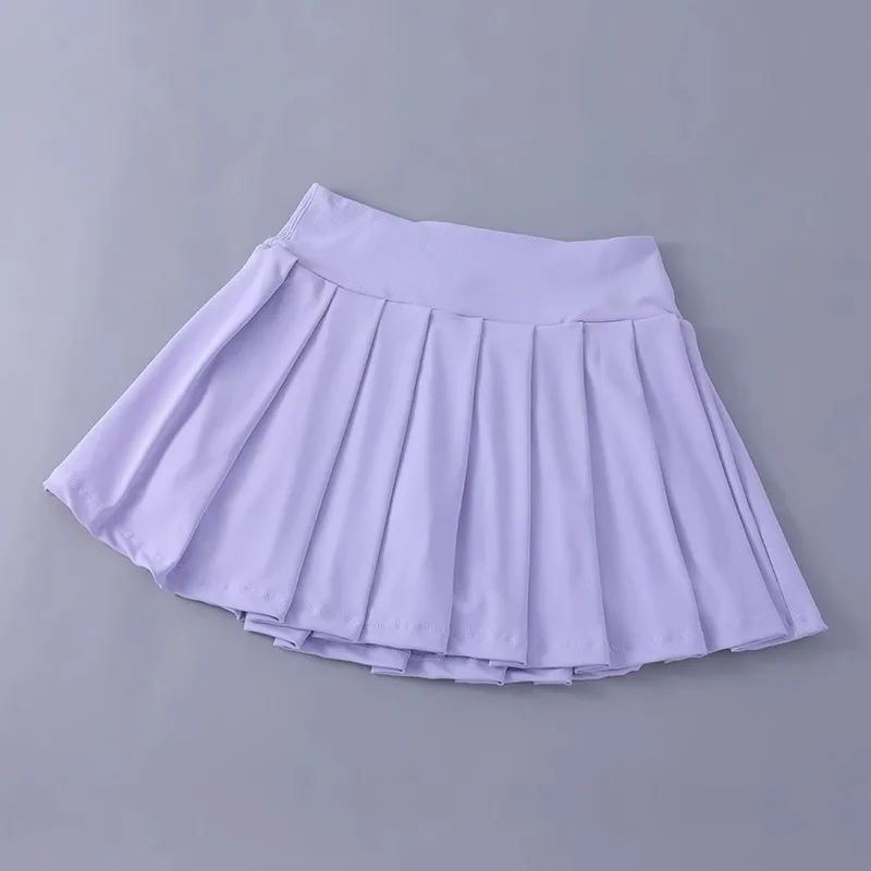 Women Tennis Pleated Skirt High Waisted Athletic Golf Skorts Workout Sports Skirts With Shorts For Women - Image 5